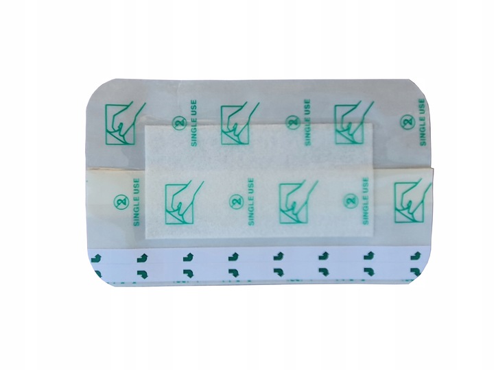 OPATRUNEK NA RANY JAŁOWY HYPOALERGICZNY Z WKŁADEM CHŁONNYM 15X9cm 25szt