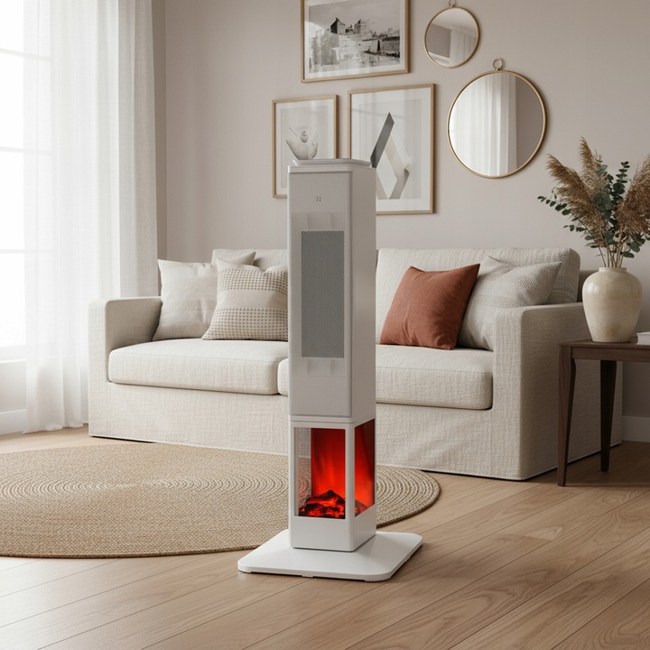 TERMOWENTYLATOR KOLUMNOWY KOMINEK grzejnik elektryczny farelka SWING