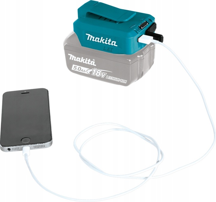 MAKITA Adapter ładowarka 2 x USB powerbank 18V 14,4V LXT ADP05
