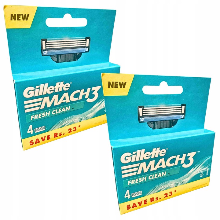 Gillette Mach 3 ostrza wkłady nożyki do maszynki do golenia Mach3 8 sztuk