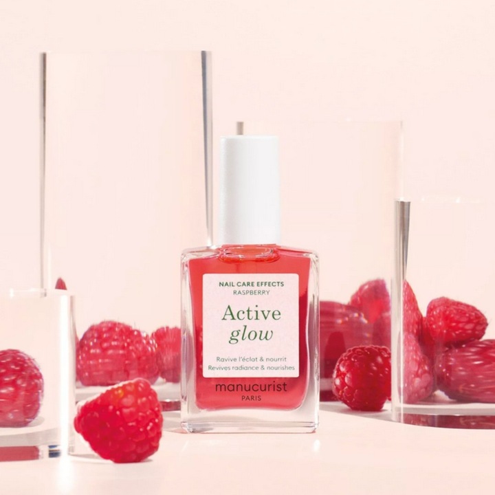Manucurist Active Glow Rasberry Lakiero-odżwyka 15ml