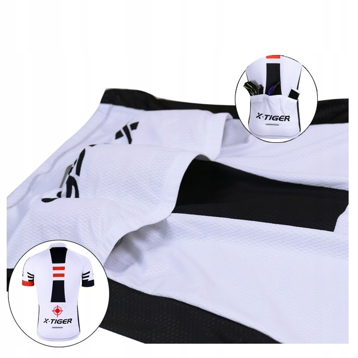 KOSZULKA ROWEROWA NA ROWER TERMOAKTYWNA Z ODBLASKIEM TERMO DOPASOWANA PRO