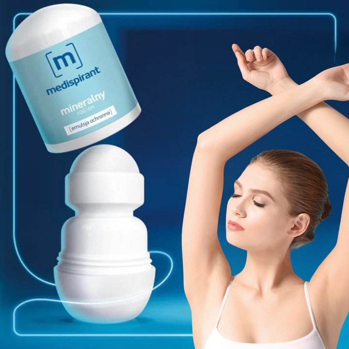 Medispirant Mineralny Roll-on 40 ml antyperspirant dla wrażliwej skóry