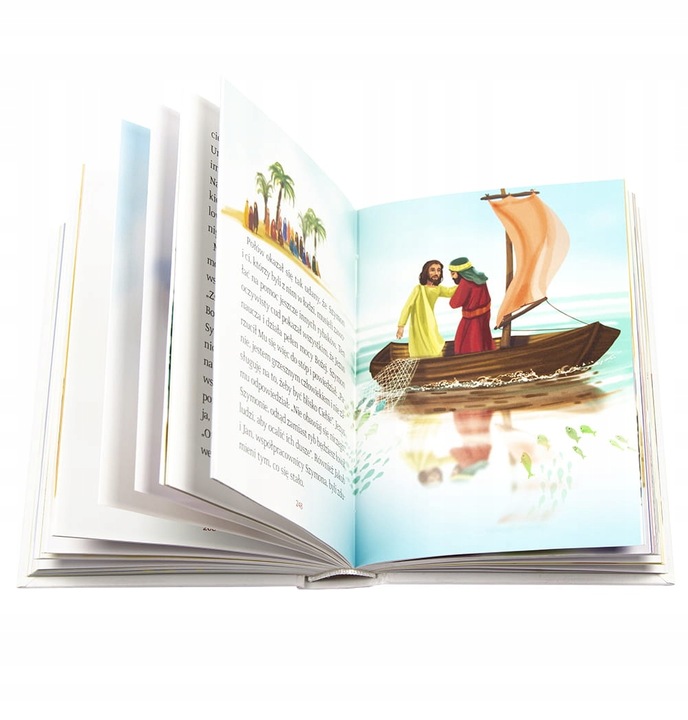 BIBLIA DLA DZIECI NA CHRZEST PAMIĄTKA CHRZTU PAMIĄTKA NA KOMUNIĘ Z GRAWEREM