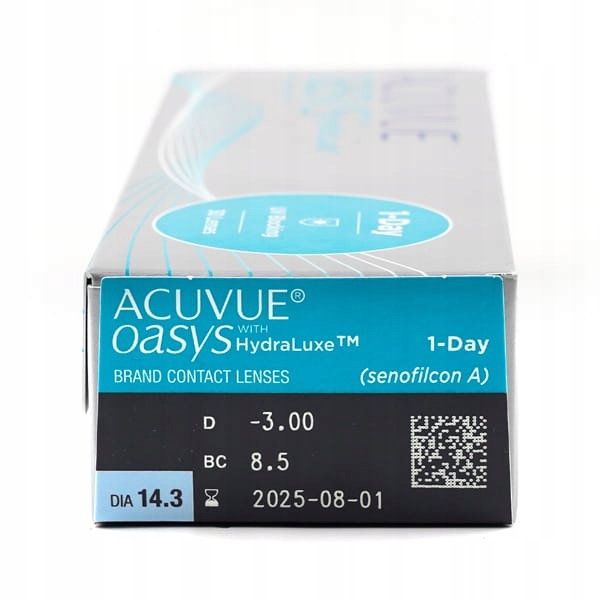 Soczewki ACUVUE OASYS 1-DAY 30 SZT 8,5 moc -3,00