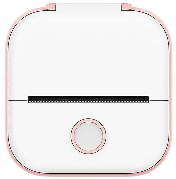 Phomemo T02 mini drukarka termiczna do zdjęć notatek etykiet różowa
