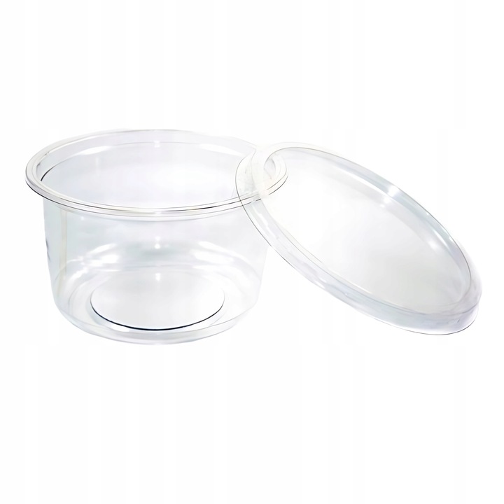 Pojemnik Na Zupę Plastikowy Jednorazowy Okrągły 500 ml Wieczko Guillin
