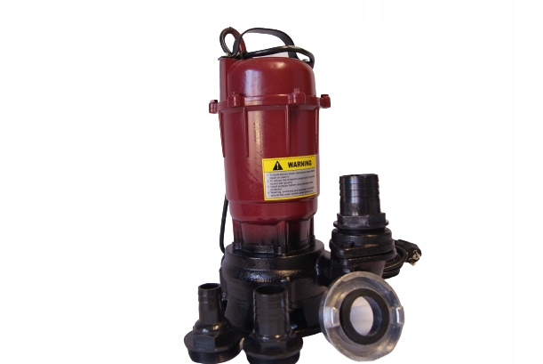 POMPA DO SZAMBA Z ROZDRABNIACZEM 3750W 3x ZŁĄCZKI