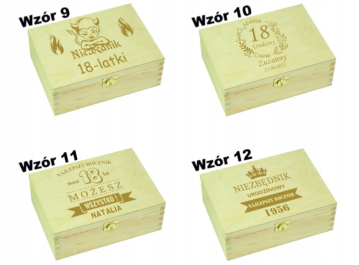 PUDEŁKO NIEZBĘDNIK PREZENT NA 18 30 40 50 URODZINY