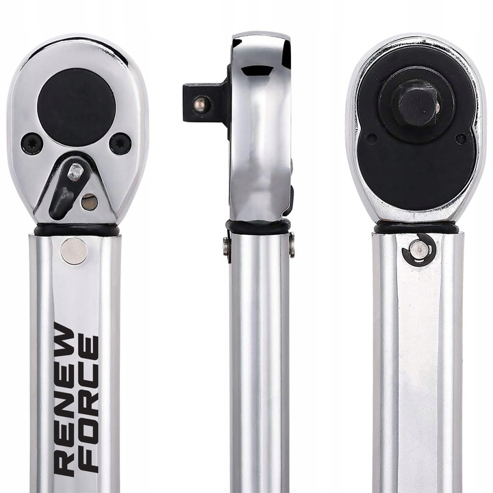 Klucz Dynamometryczny 3/8 7-112nm 370mm z Blokadą Dwukierunkowy z Etui