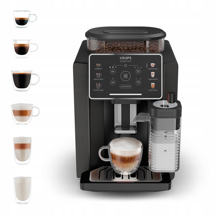 Ekspres ciśnieniowy do kawy automatyczny KRUPS Sensation Milk M50