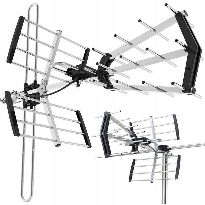 ANTENA DVBT2 DO TV NAZIEMNEJ KIERUNKOWA ZEWNĘTRZNA COMBO MUX8 4K LTE MOCNA