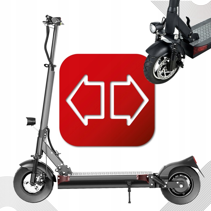 Hulajnoga elektryczna Motus Pro 10 koła pneumatyczne 10 " 55km 600W