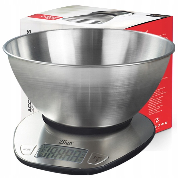 ELEKTRONICZNA PREZYZYJNA WAGA KUCHENNA 5KG MISA 2L