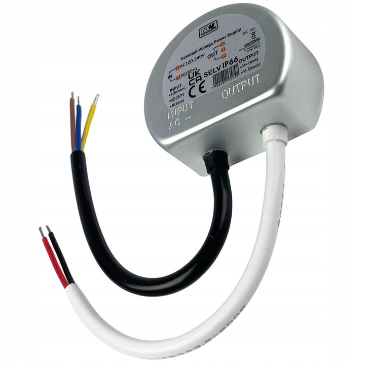 Zasilacz 12V LED Dopuszkowy Do Puszki Puszkowy 60W 5A Do Taśmy