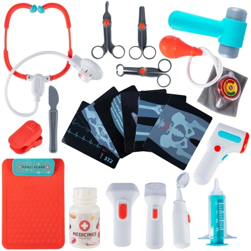 ZESTAW MAŁEGO LEKARZA STACJA MEDYCZNA PIELĘGNIARKA