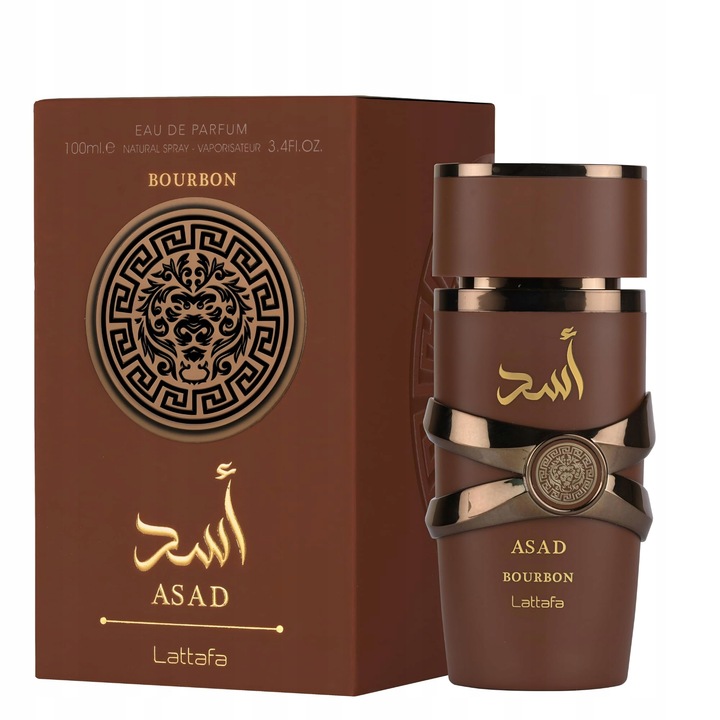 Lattafa Asad Bourbon 100ml EDP woda perfumowana dla mężczyzn zapach męski