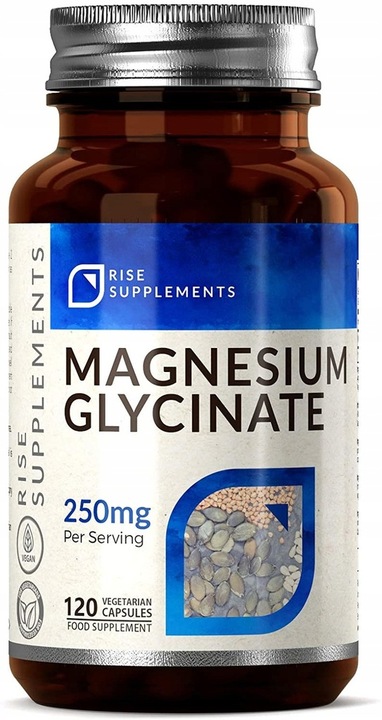 Glicynian Magnezu 120 Kapsułek po 250mg - Rise