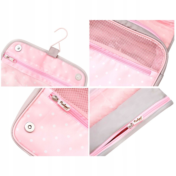 KOSMETYCZKA podróżna PUSHEEN wisząca POJEMNA PUSZIN