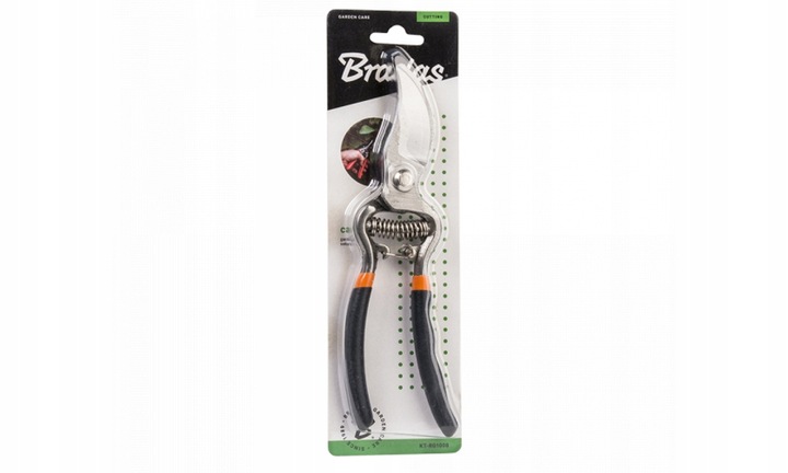 Sekator do Pędów krzewów gałęzi OSTRY mocny 8,5'' Antypoślizgowe