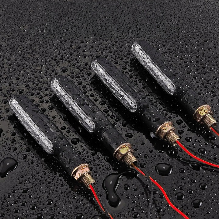 4x PŁYWAJĄCE DYNAMICZNE KIERUNKOWSKAZY MOTOCYKL QUAD SKUTER MOTOR CROSS