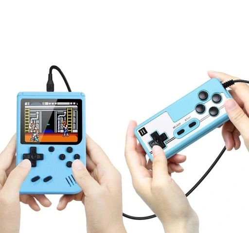 PRZENOŚNA MINI KONSOLA RETRO 400 GIER GAMEBOY DODATKOWY PAD GRA NA 2 OSOBY