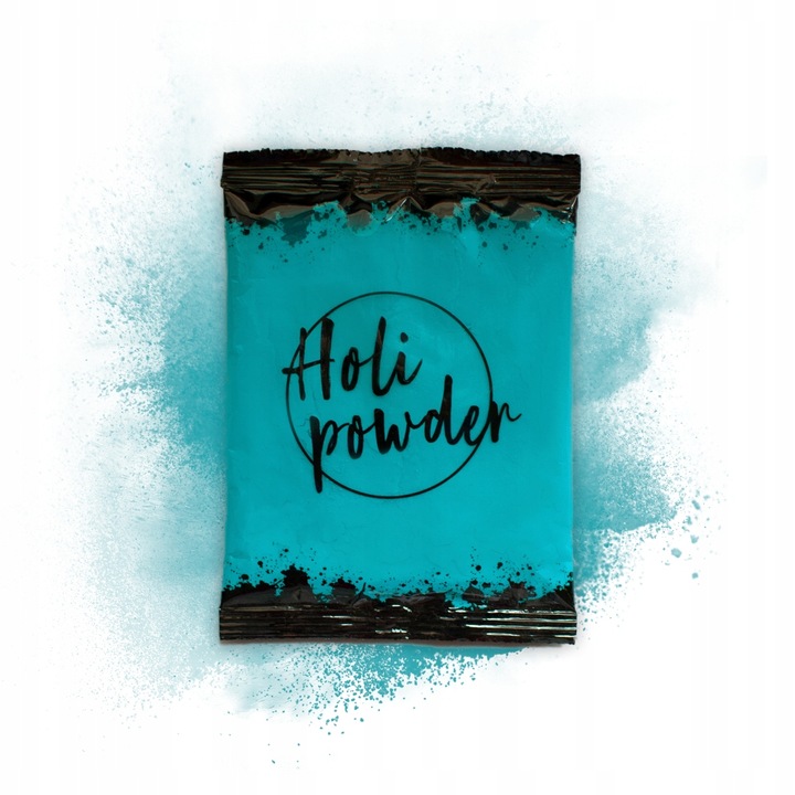 Kolorowe proszki Holi na festiwal święto kolorów PAKIET 12 SZTUK do