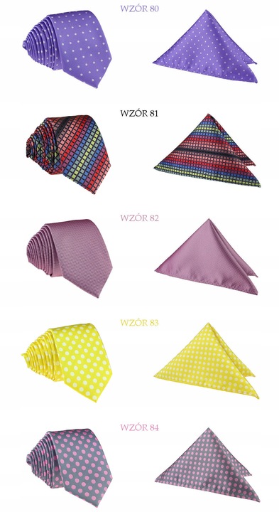 ZESTAW KOMPLET = KRAWAT i POSZETKA ( CHUSTECZKA )