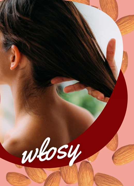 Olej Ze Słodkich Migdałów 1L Migdałowy Dozownik Do Masażu ciało włosy twarz