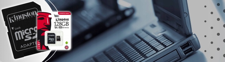 Karta pamięci Micro SD 128GB KINGSTON SDCS2 C10 V10 A1 100Mb/s Adapter