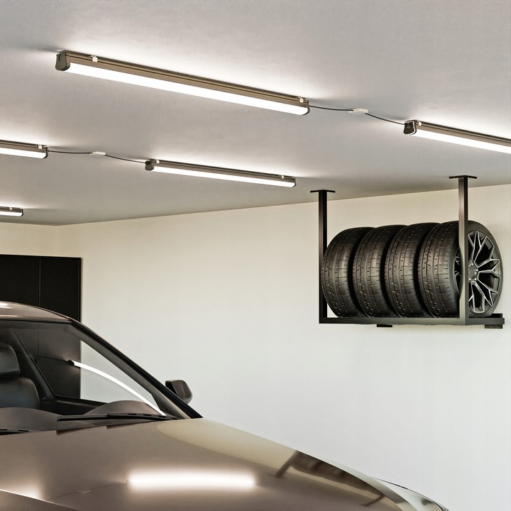 Lampa Sufitowa LED Do Garażu IP65 80W 150cm Warsztatu Oprawa