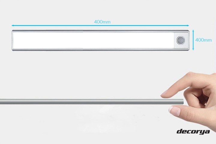 BEZPRZWODOWA LISTWA LED MAGNETYCZNA USB LAMPKA Z CZUJNIKIEM RUCHU ZMIERZCHU