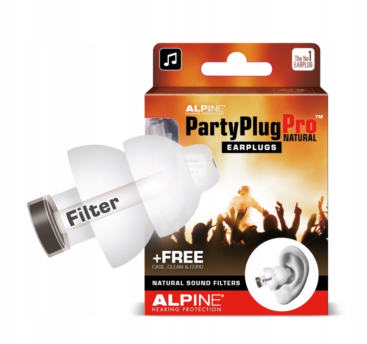 Zatyczki Alpine Party Plug Pro Natural