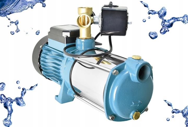 POMPA HYDROFOROWA POWIERZCHOWNA INOX WODY WYDAJNA MH Z OSPRZĘTEM MHI