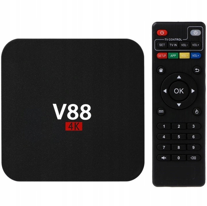 ODTWARZACZ MULTIMEDIALNY SMART TV BOX SCISHION ANDROID 10.1 V88 PRZYSTAWKA