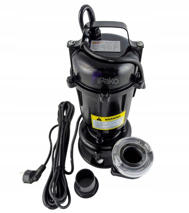 MOCNA POMPA DO WODY BRUDNEJ SZAMBA Z ROZDRABNIACZEM FASTFIX NA W