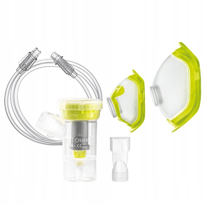 NEBULIZATOR ZESTAW DO NEBULIZACJI INHALACJI 2 MASKI NOVAMA FAMILINO RF8 EVO