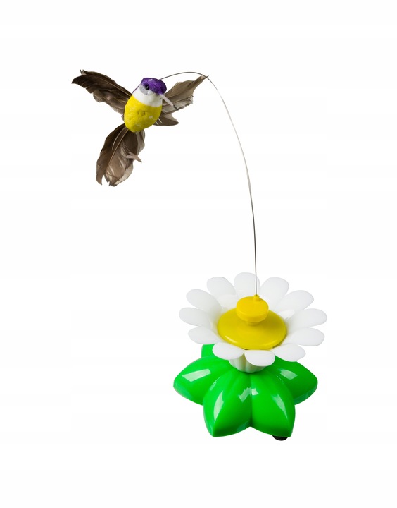 Zabawka dla kota KOLIBER PTAK Ruchoma INTERAKTYWNA