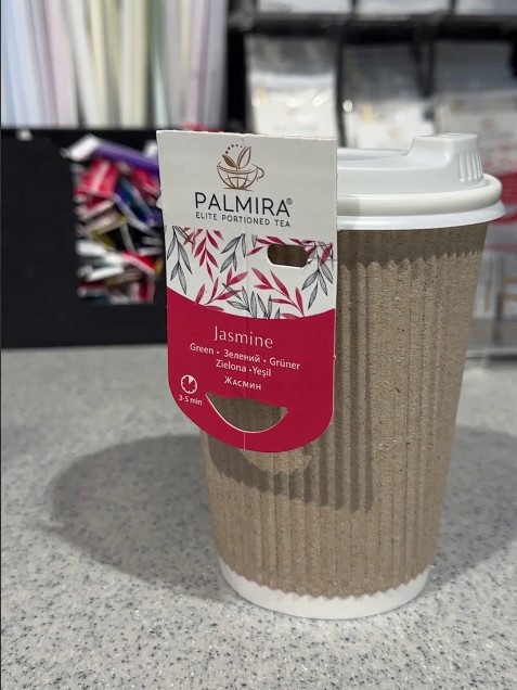 Herbata zielona liścasta deluxe z kwiatami jaśminu Palmira 15 saszetek