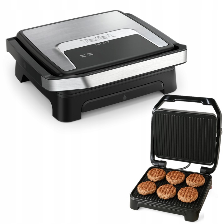 Grill elektryczny TEFAL Inicio GC271D10 2000 W 2w1 panini opiekacz