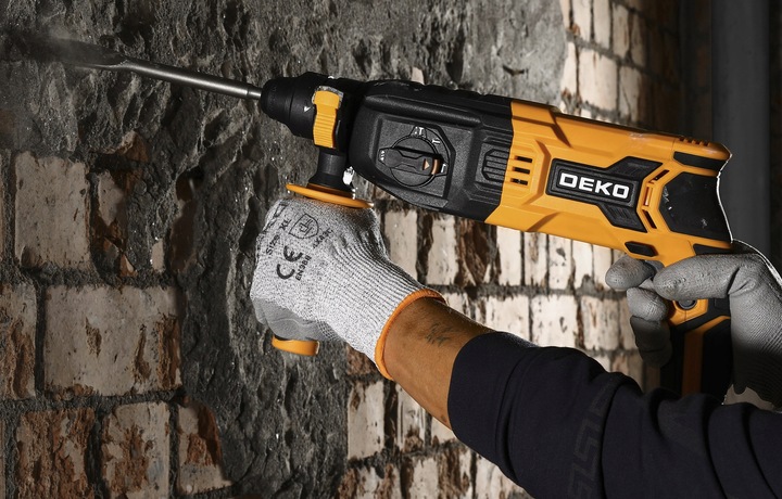WIERTARKA UDAROWA MŁOTOWIERTARKA MOCNA WIERTARKA Z UDAREM SDS+ PLUS