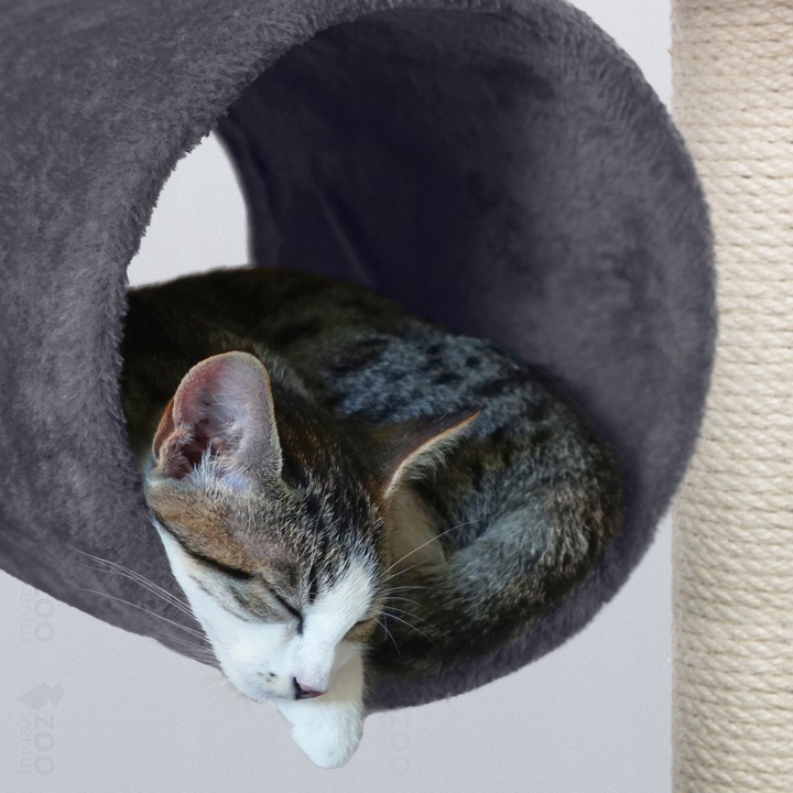 Drapak dla kota słupek 91cm drzewko 5 poziomów budka walec platforma