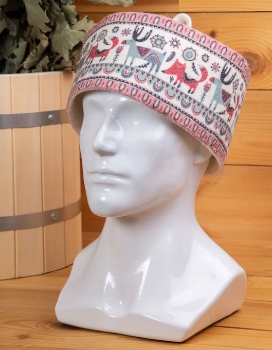 Czapka do sauny lisy i łosie