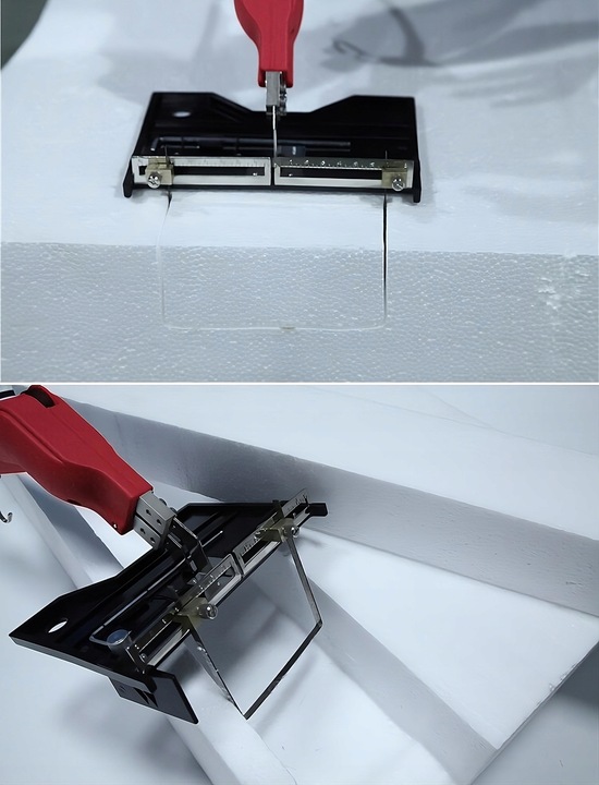 Nóż Termiczny do Styropianu 250W 600°C Żłobiarka Wycinarka + 3 OSTRZA