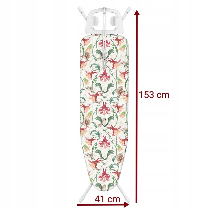 Deska do prasowania stabilna metalowy blat 120cmx38cm podstawa pod żelazko