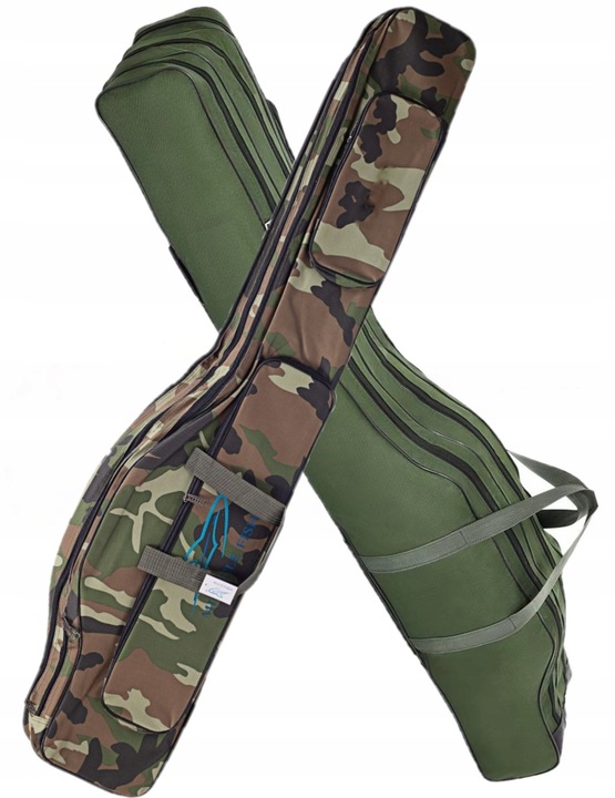 ZESTAW WĘDKARSKI GOTOWY NA RYBY PODBIERAK WĘDKA X2 KOŁOWROTEK X2 POKROWIEC