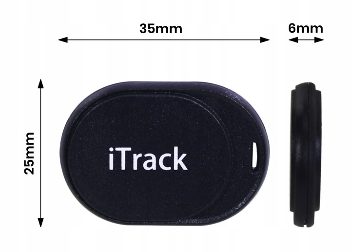 iTrack mini Lokalizator Bluetooth 5.0 Brelok Kluczy Portfela Alarm PREZENT
