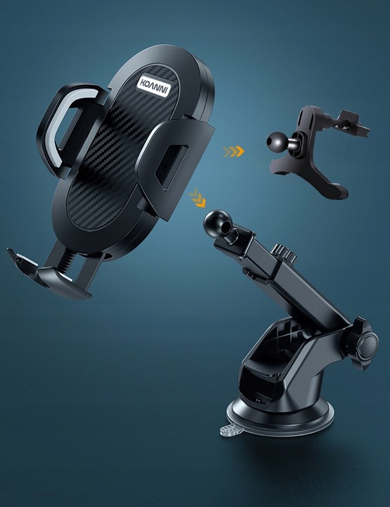 UCHWYT DO SAMOCHODU NA TELEFON SZYBĘ KOKPIT SOMOCHODOWY REGULOWANY