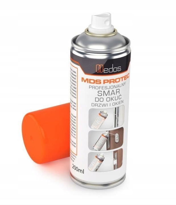 Smar MDS Protec 200 ml do okuć okiennych drzwi zamków wkładek bram zawiasów