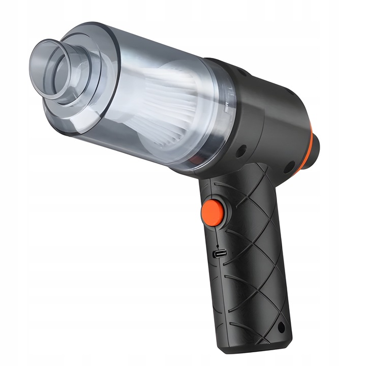 ODKURZACZ SAMOCHODOWY RĘCZNY MAŁY BEZPRZEWODOWY 120W DO AUTA USB